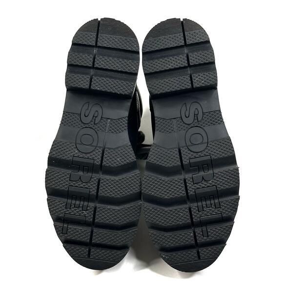 SOREL Lennox Womens Waterproof Black Leather Hiker STKD Boots Size 9 New $190 - Picture 10 of 10